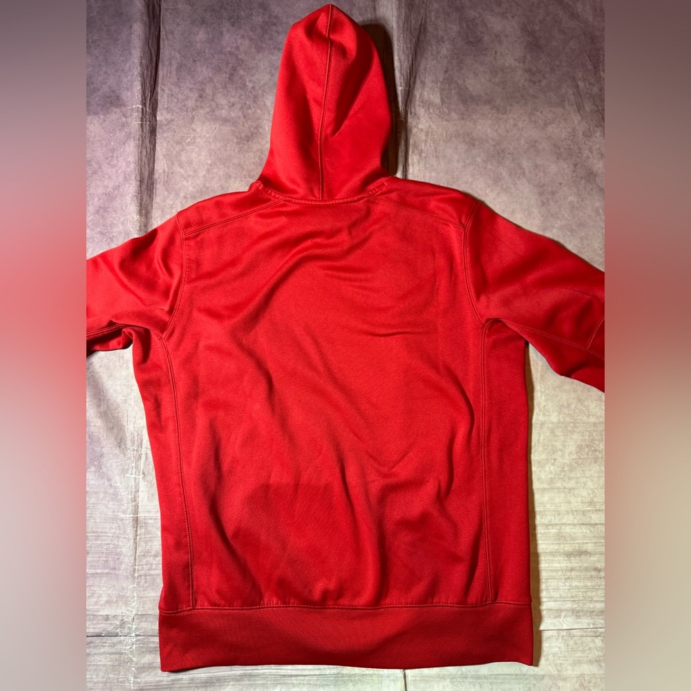 Nike Dri-Fit Philadelphia Phillies MLB Center Swoosh Pullover Hoodie Mens Large - Picture 10 of 11